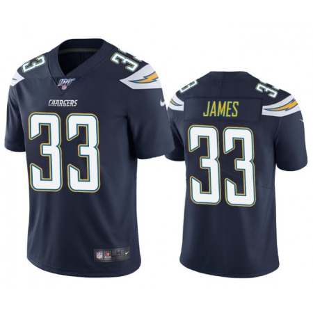 Men's Los Angeles Chargers #33 Derwin James Navy 2019 100th Season Vapor Untouchable Limited Stitched NFL Jersey