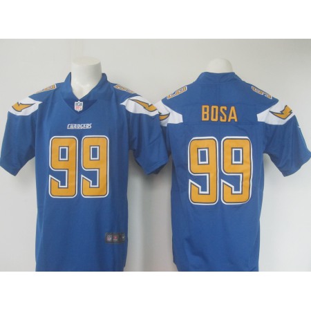 Men's Nike Los Angeles Chargers #99 Joey Bosa Blue Limited Rush Stitched NFL Jersey
