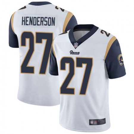 Men's Los Angeles Rams #27 Darrell Henderson White Vapor Untouchable Limited Stitched Jersey