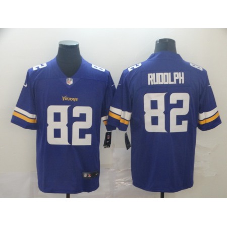 Men's Minnesota Vikings #82 Kyle Rudolph Purple Vapor Untouchable Stitched NFL Jersey