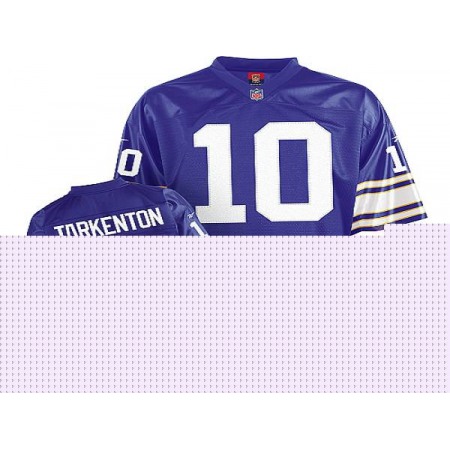 Mitchell&Ness Vikings #10 Fran Tarkenton Purple Stitched Throwback NFL Jersey