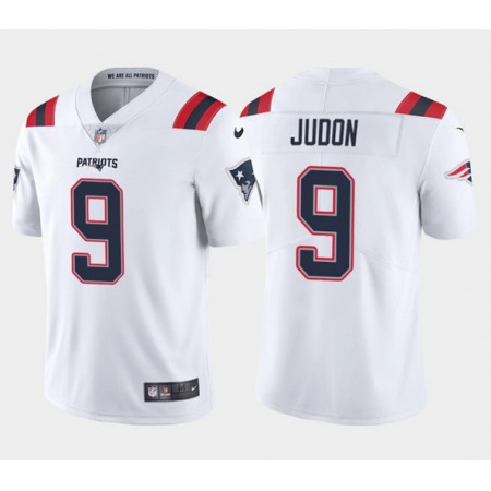 Men's New England Patriots #9 Matt Judon 2021 White Vapor Untouchable Limited Stitched NFL Jersey