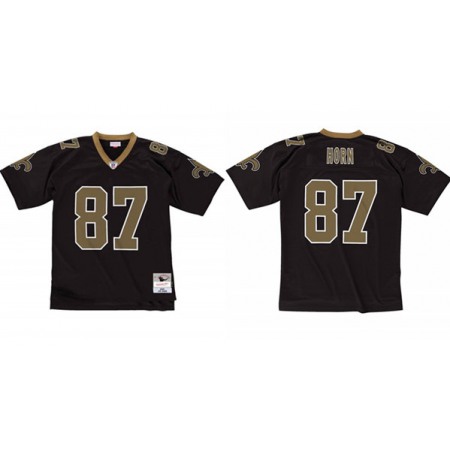 Men's New Orleans Saints #87 Joe Horn 2005 Black Stitched Football Jersey