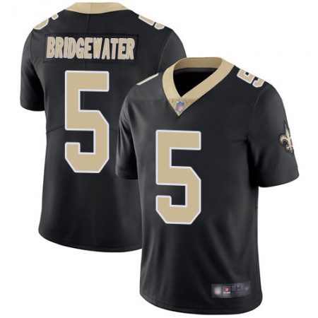 Men's New Orleans Saints #5 Teddy Bridgewater Black Vapor Untouchable Limited Stitched NFL Jersey