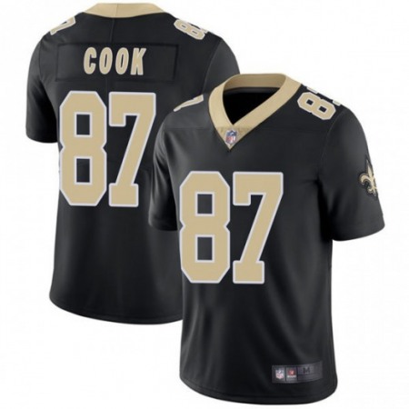 Men's New Orleans Saints #87 Jared Cook Black Vapor Untouchable Limited Stitched Jersey