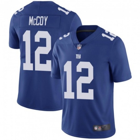 Men's New York Giants #12 Colt McCoy Blue Vapor Untouchable Limited Stitched Jersey
