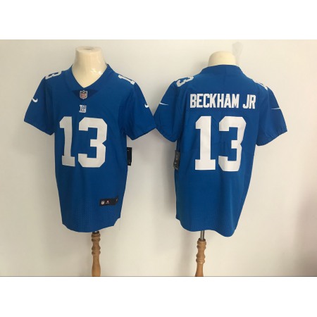 Men's New York Giants #13 Odell Beckham Jr Blue Vapor Untouchable Elite Stitched NFL Jersey