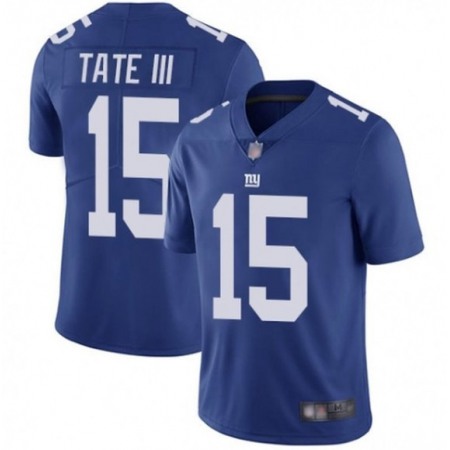 Men's New York Giants #15 Golden Tate III Blue Vapor Untouchable Limited Stitched Jersey
