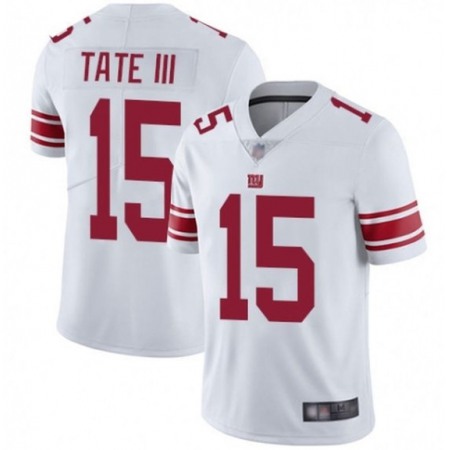 Men's New York Giants #15 Golden Tate III White Vapor Untouchable Limited Stitched Jersey