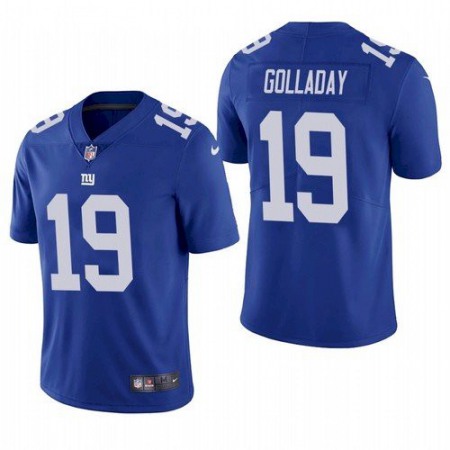 Men's New York Giants #19 Kenny Golladay Royal Blue Stitched NFL Jersey