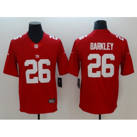 Men's New York Giants #26 Saquon Barkley Red 2018 NFL Draft Vapor Untouchable Limited Stitched Jersey