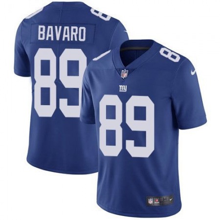 Men's New York Giants #89 Mark Bavaro Blue Vapor Untouchable Limited Stitched NFL Jersey