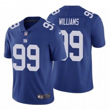 Men's New York Giants #99 Leonard Williams Royal Blue Stitched Jersey