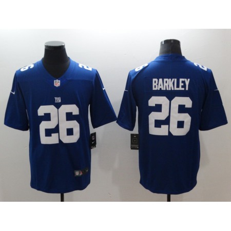 Men's New York Giants #26 Saquon Barkley Royal 2018 NFL Draft Vapor Untouchable Limited Stitched Jersey