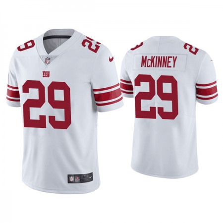 Men's New York Giants #29 Xavier McKinney White Vapor Untouchable Limited Stitched Jersey