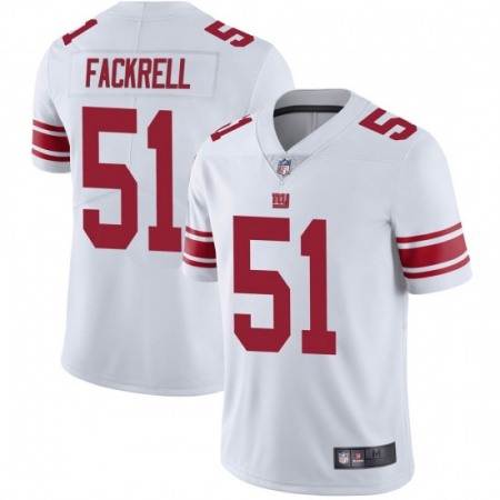 Men's New York Giants #51 Kyler Fackrell White Vapor Untouchable Limited Stitched Jersey