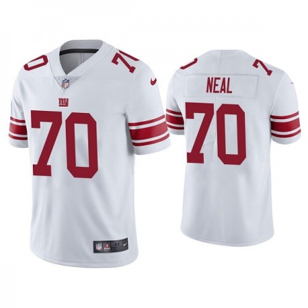 Men's New York Giants #70 Evan Neal White Vapor Untouchable Limited Stitched NFL Jersey