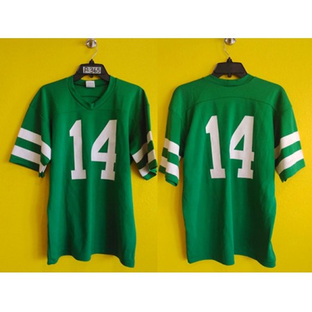 Men's New York Jets #14 Richard Todd Green Stitched Jersey