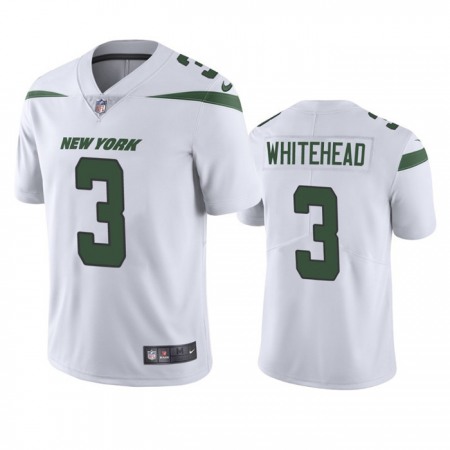 Men's New York Jets #3 Jordan Whitehead White Vapor Untouchable Limited Stitched Jersey