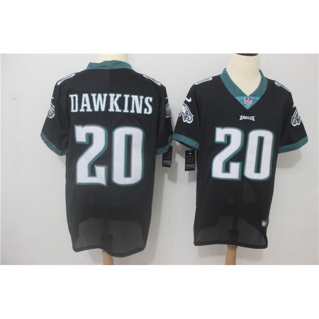 Men's Philadelphia Eagles #20 Brian Dawkins Black Vapor Untouchable Elite Stitched NFL Jersey