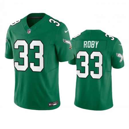 Men's Philadelphia Eagles #33 Bradley Roby Green 2023 F.U.S.E. Throwback Vapor Untouchable Limited Stitched Football Jersey