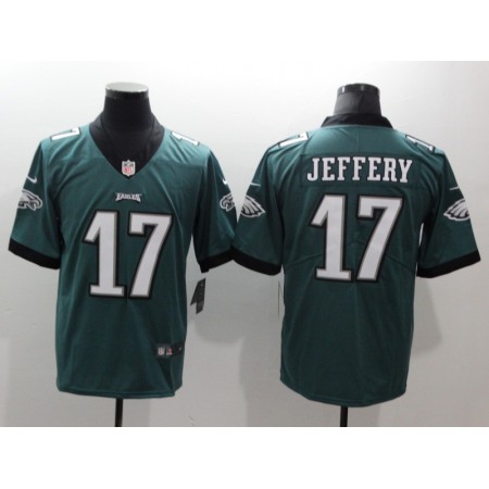 Men's Philadelphia Eagles #17 Alshon Jeffery Green Vapor Untouchable Limited Stitched NFL Jersey