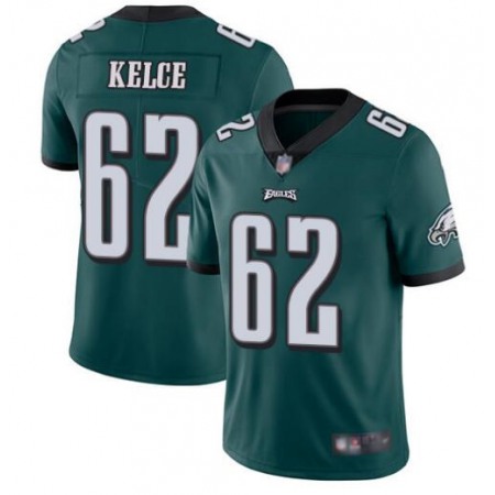 Men's Philadelphia Eagles #62 Jason Kelce Green Vapor Untouchable Limited Stitched NFL Jersey