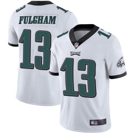 Men's Philadelphia Eagles #13 Travis Fulgham White Vapor Untouchable Limited Stitched Jersey