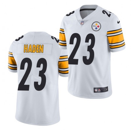 Men's Pittsburgh Steelers #23 Joe Haden White Vapor Untouchable Limited Stitched Jersey