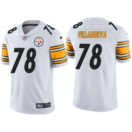 Men's Pittsburgh Steelers #78 Alejandro Villanueva White Vapor Untouchable Limited Stitched Jersey
