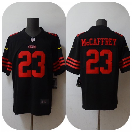 Men's San Francisco 49ers #23 Christian McCaffrey 2022 Black Vapor Untouchable Stitched Jersey