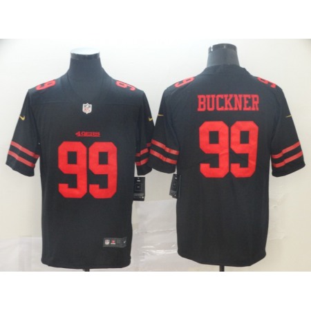 Men's San Francisco 49ers #99 DeForest Buckner Black Vapor Untouchable Limited Stitched NFL Jersey