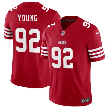 Men's San Francisco 49ers #92 Chase Young Red 2023 F.U.S.E. Stitched Football Jersey