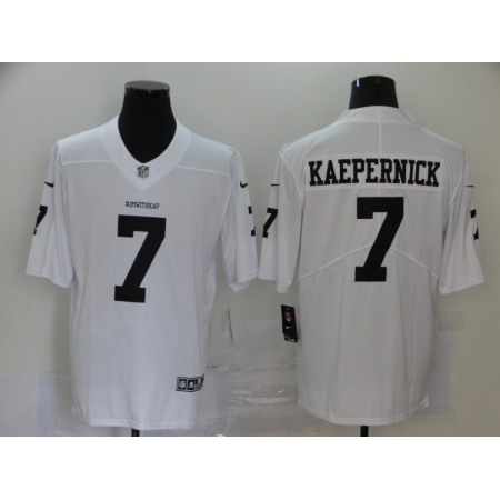 Men's San Francisco 49ers #7 Colin Kaepernick White Vapor Untouchable Limited Stitched Jersey