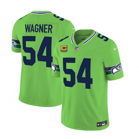Men's Seattle Seahawks #54 Bobby Wagner 2023 F.U.S.E. With 4-Star C Patch Green Limited Stitched Football Jersey