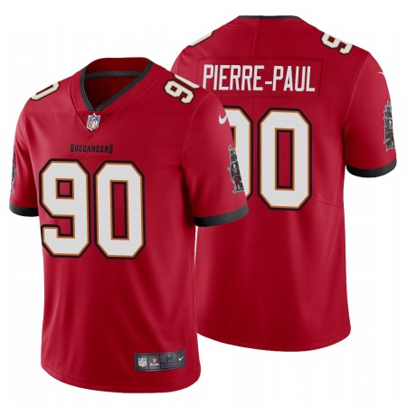 Men's Tampa Bay Buccaneers #90 Jason Pierre-Paul New Red Vapor Untouchable Limited Stitched Jersey