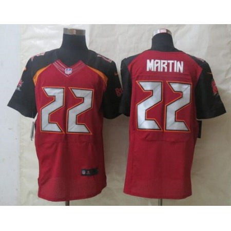 Nike Buccaneers #22 Doug Martin Red Team Color Men's Stitched NFL New Elite Jersey