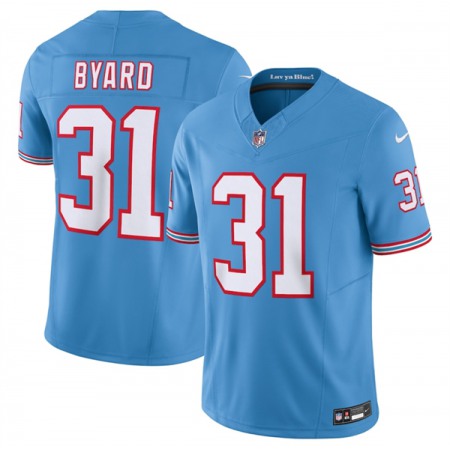 Men's Tennessee Titans #31 Kevin Byard Light Blue 2023 F.U.S.E. Vapor Limited Throwback Stitched Football Jersey