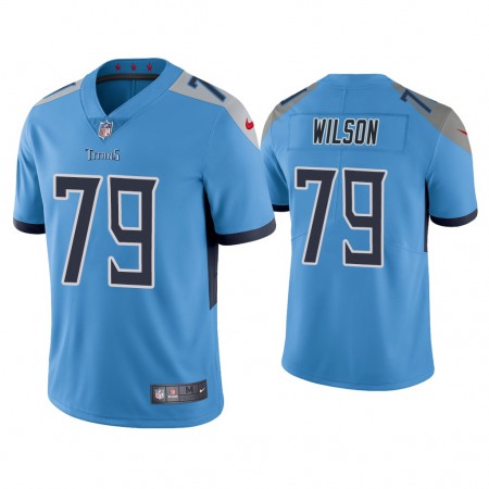 Men's Tennessee Titans #79 Isaiah Wilson Blue Vapor Untouchable Stitched Jersey
