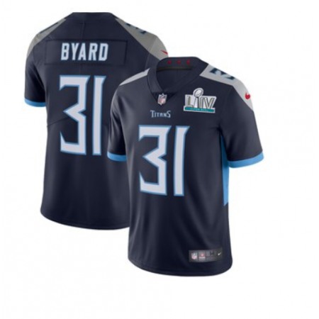 Men's Tennessee Titans #31 Kevin Byard Super Bowl LIV Navy Vapor Untouchable Stitched NFL Jersey