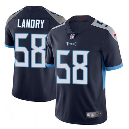 Men's Tennessee Titans #58 Harold Landry Navy New 2018 Vapor Untouchable Limited Stitched Jersey