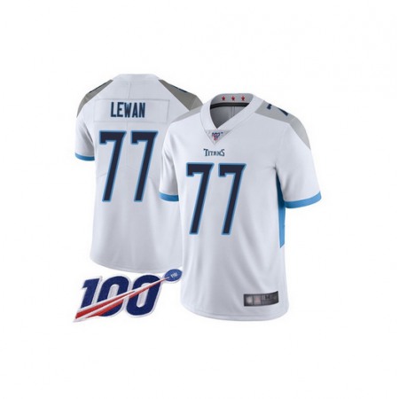 Men's Tennessee Titans #77 Taylor Lewan White Vapor Untouchable Limited Stitched Football Jersey