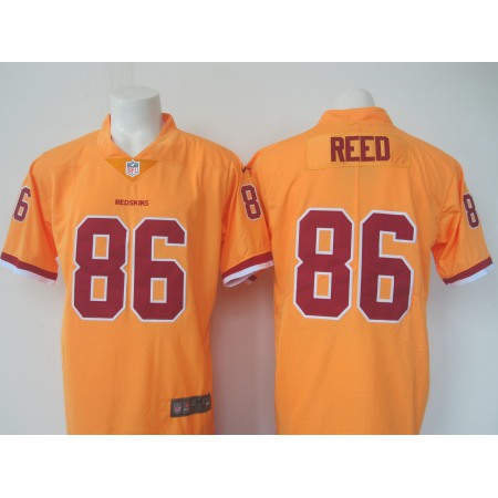 Men's Nike Redskins #86 Jordan Reed Yellow Limited Rush Stitched NFL Jersey