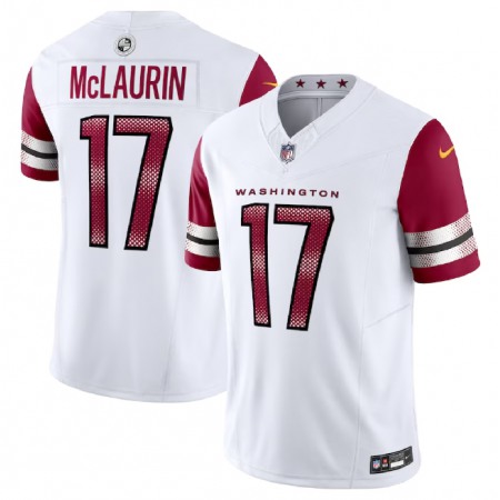 Men's Washington Commanders #17 Terry McLaurin White 2023 F.U.S.E. Vapor Limited Stitched Football Jersey