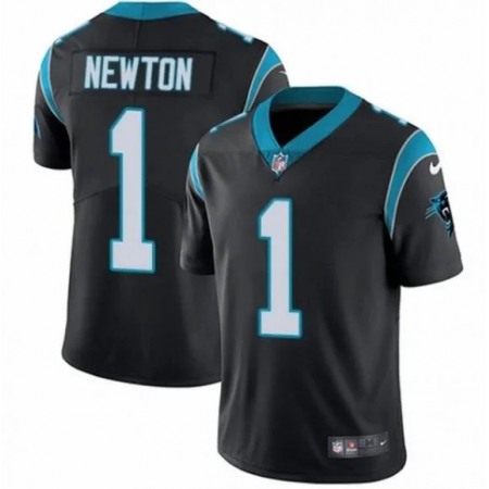 Youth Carolina Panthers #1 Cam Newton Black Vapor Untouchable Limited Stitched NFL Jersey