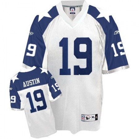 Cowboys #19 Miles Austin White Thanksgiving Stitched Youth NFL Jersey