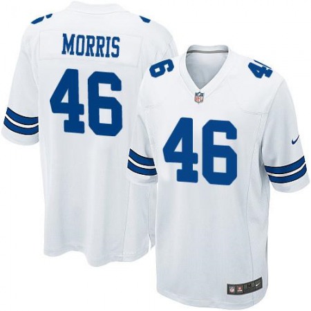 Nike Cowboys #46 Alfred Morris White Youth Stitched NFL Elite Jersey