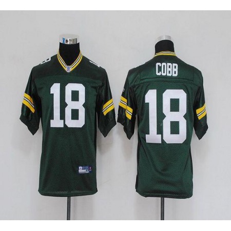Packers #18 Randall Cobb Green Stitched Youth NFL Jersey