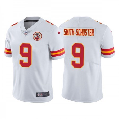 Youth Kansas City Chiefs #9 JuJu Smith-Schuster White Vapor Untouchable Limited Stitched Jersey