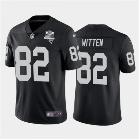 Youth Las Vegas Raiders #82 Jason Witten 2020 Black Inaugural Season Vapor Limited Stitched Jersey